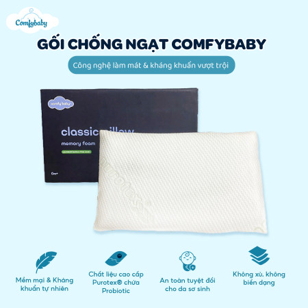 Gối sợi tre (bamboo) chống ngạt Comfybaby