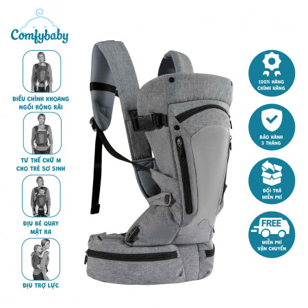 Địu em bé cao cấp 3in1 Air Mesh Comfybaby YN-602 - Siêu trợ lực, thoáng khí