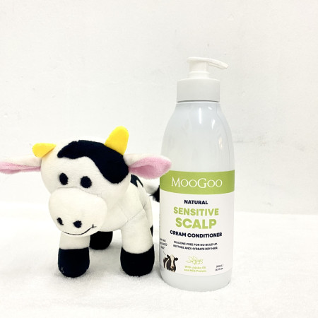Dầu xả Moogoo Natural Scalp-Friendly Cream Conditioner cho da nhạy cảm, làm mềm tóc tự nhiên, 500ml