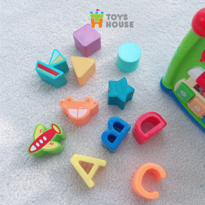 Hộp lập phương thả khối có đàn nhạc - đồ chơi tiền giáo dục cho bé ToysHouse HE0520