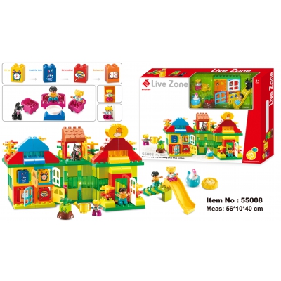 Đồ chơi Smoneo Duplo Lego 55008 - Bộ đồ chơi lắp ghép Hoạt động mỗi ngày của bé 175 chi tiết Toyhouse 