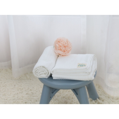 Khăn tắm 100% Cotton cao cấp Comfybaby  KT01-150-W size 75x150cm