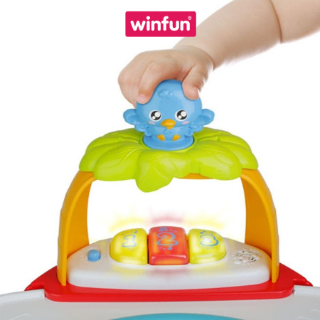 Bàn nhạc tập đứng đa năng 2in1 cùng bé khám phá thế giới Winfun 700000-NL