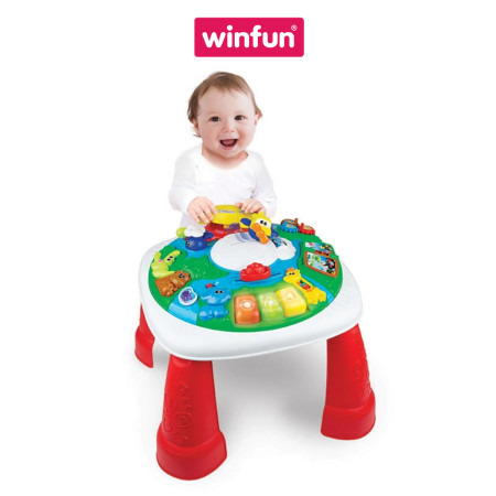 Bàn nhạc đa năng cho bé khám phá thế giới có đèn nhạc Winfun 0876-NL