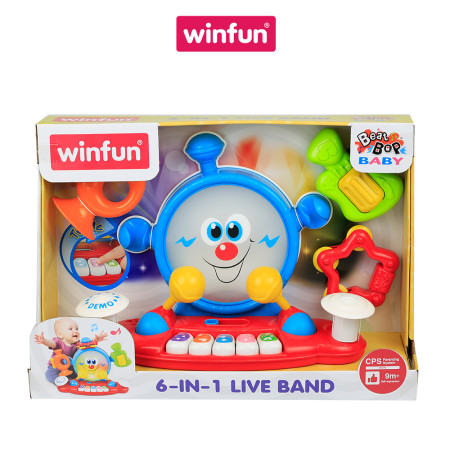 Bộ đàn nhạc 6 trong 1 kết hợp đa dạng giai điệu vui nhộn Winfun 2087-NL