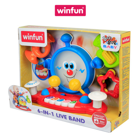 Bộ đàn nhạc 6 trong 1 kết hợp đa dạng giai điệu vui nhộn Winfun 2087-NL