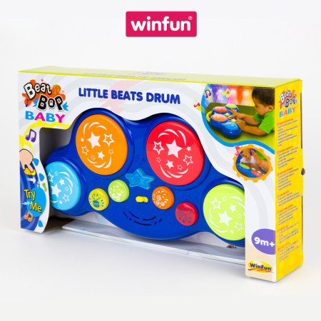 Trống đồ chơi cho bé có đèn nhạc Winfun 2010-NL