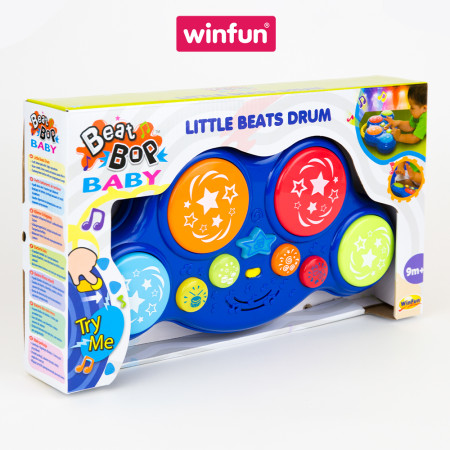 Trống đồ chơi cho bé có đèn nhạc Winfun 2010-NL