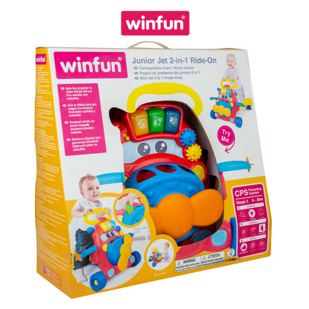 Xe tập đi cho bé kết hợp xe chòi chân thả khối có nhạc Winfun 0875-01