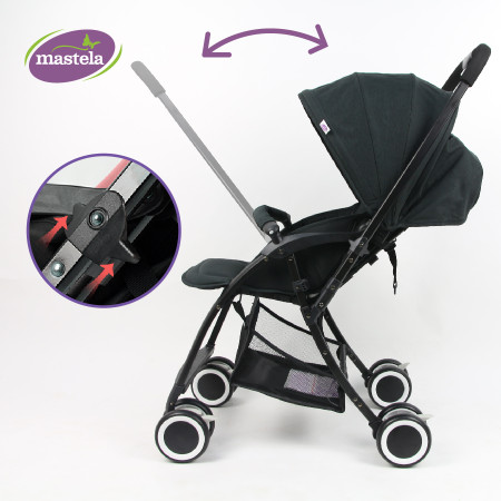 Xe đẩy 2 chiều SIÊU NHẸ, CHỐNG TIA UV Mastela Premium T05S (màu đen)