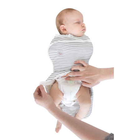 Nhộng chũn kiêm quấn ủ và túi ngủ cho bé 3 trong 1 TinyLove TL1020-CC01 màu xanh kẻ sọc